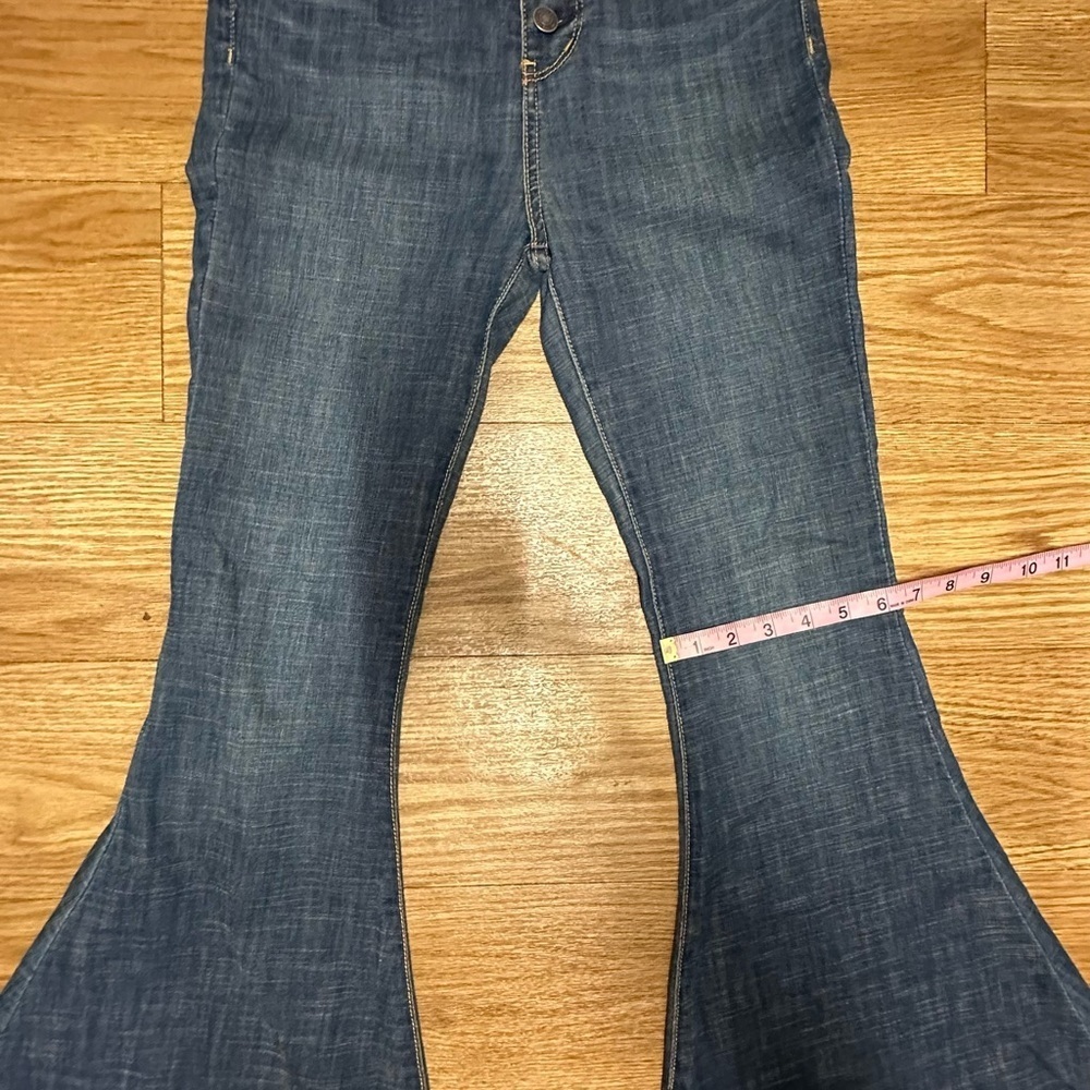 FREE PEOPLE Flare Bell Bottom Jeans - Picture 8 of 16